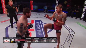 41K views · 919 reactions | HEAD KICK FOLLOWED BY A FLYING KNEE FROM PETTIS!!! #2021PFL1  LIVE NOW ESPN2  https://pfl.info/PFL1LIVENOW | PFL MMA | Facebook