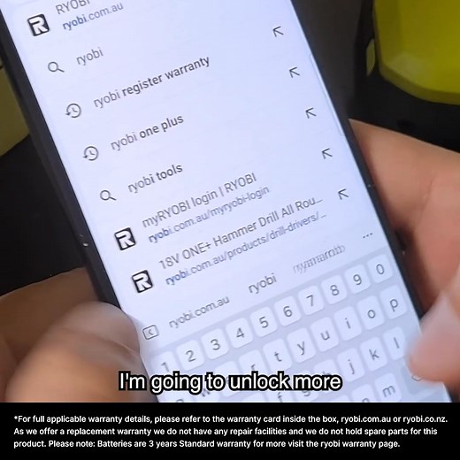 1K views · 216 reactions | Don’t forget to register your new RYOBI...