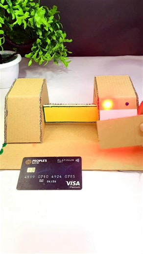 Real Work Smart Card Scanner 😲 | DIY Cardboard Machine Accept vs Reject