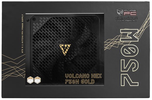 Recenzja zasilacza Modecom Volcano HEX 750 W - Platforma egzotyczna, ale posiada japońskie kondensatory i cichy wentylator | PurePC.pl