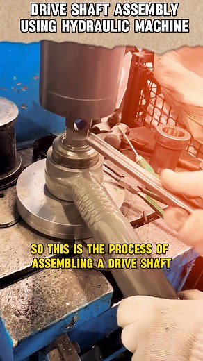 138K views · 278 reactions | Drive shaft assembly using hydraulic machine #machine #driveshaft #hydrulic #tool #trending | M-Tube TV | Facebook