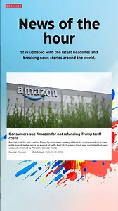 Breaking News: Consumers sue Amazon for not refunding Trump tariff costs #Trump