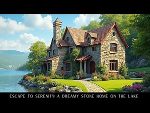 Peaceful Lakeside Living – The Perfect Stone House by the Water