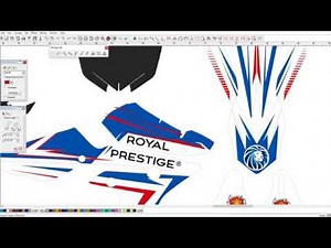 Motocross Graphics Kit Design Using Flexisign Pro 12