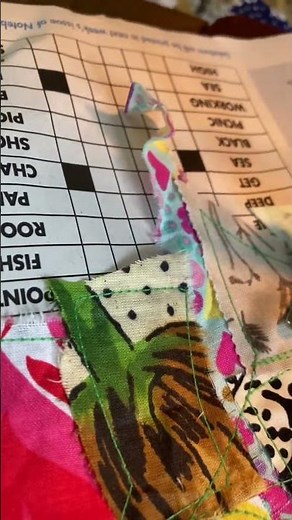 scrap fabric idea Hope #fabricscraps #sewing #ideas