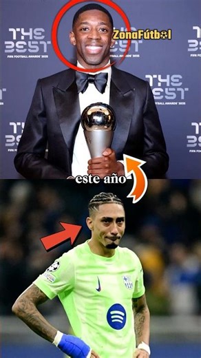 How Raphinha lost the FIFA The Best award to Dembélé. 😳💔 Who deserved it more? 🤔