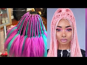 60 Most Colorful Braids Hairstyle Everyone Will Love