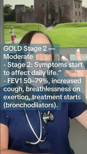 GOLD standard Stages of COPD #copd #copdstages #copdhelp