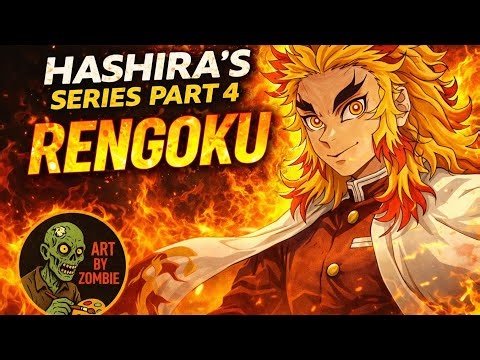 How to draw rengoku kyojuro