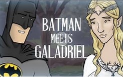 【HISHE】蝙蝠侠遇上凯兰崔尔【中英字幕】