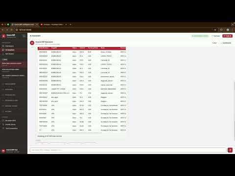 Oracle ERP Intelligence Hub | Ask Anything About Purchase Orders