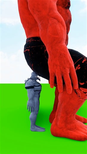 😂Red Hulk Vs Venom Epic 3D Animation Video | Epic Battle #marvel #shorts