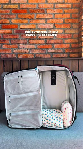 Full time travel means your backpack basically becomes your house🎒🏠 We just received the GlobeRider35 from Matador and it honestly feels like it was made for our lifestyle 😬 Carry-on friendly, super organized, and designed to be comfortable even on long travel days🌿 A few things we love already: • 35L carry on friendly size • Opens like a suitcase (clamshell design) • Top loading access for quick grabs • Padded laptop pocket tons of smart compartments • Super comfortable straps back panel Ba