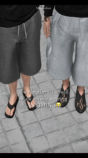 My sims will wear anything outside especially Wuu and zimo ☠️ #sims #sims4 #thesims4 #thesims #simmer