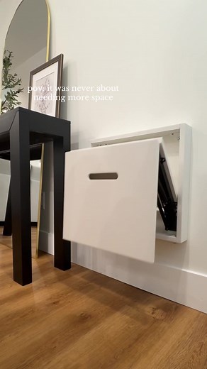 It was never about needing more space. Just the right storage in the right places. Linked in my Amazon Shop under SPACE SAVING. #smallspaceideas #spacesaving #homeorganization #amazonhome #clutterfree