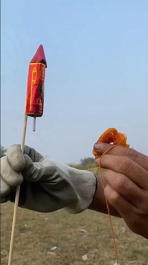 Diwali Rocket Ke Saath experiment.| #shorts