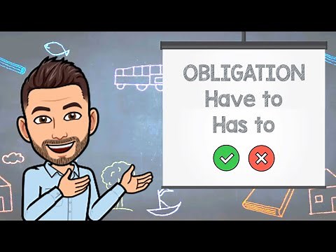 Have to - Has to - Affirmative and negative - Express Obligation in English