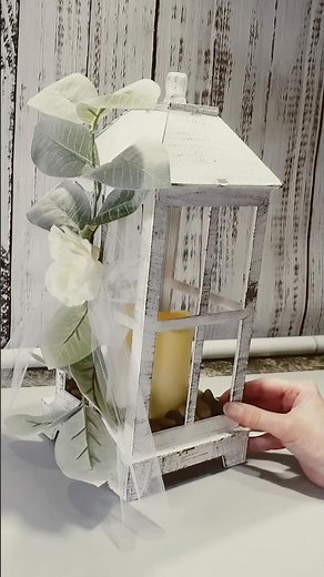 CHECK IT OUT!! Dollar Tree Wedding Lantern Upgrade | Dollar Tree $5 Lantern