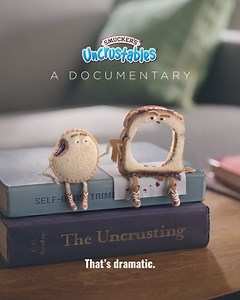 Two brothers cut from the same loaf. One’s the best part of the sandwich. The other is…Crust. | Uncrustables