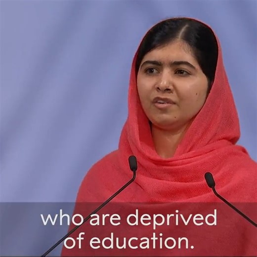 "I am not a lone voice. I am many." Throwback to 2014 when Malala Yousafzai held her powerful #NobelPeacePrize lecture speaking up for every child’s right to go to school. Read the full lecture: https://bit.ly/3MJAfSJ Watch this year's peace lecture at the 2023 Nobel Peace Prize award ceremony on 10 December. | Nobel Prize