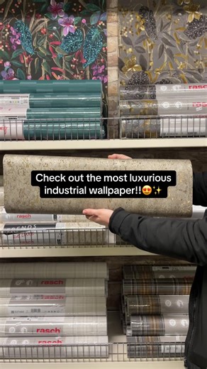 Take a look at one of our most luxurious industrial style wallpapers!😍✨ Available now on noblettswallpaper.com📱 #fypシ゚ #fyp #wallpaper #homedecor #wallpaperideas