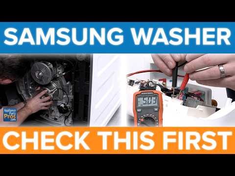 Samsung Top Load Washer Won't Spin? Test These 5 Parts First