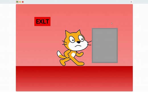 当scratch猫卡进level ！