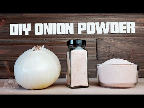 Make Onion Powder at Home! Dehydrated Granulated Onion Recipe & Process