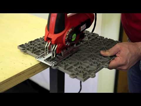 Cutting the Interlocking Floor Tiles
