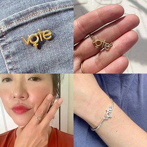 "Make a statement: democracy is not a spectator sport." —Uncommon Goods customer, Indiana http://unc.gd/WomenEmpowerCollection | Uncommon Goods