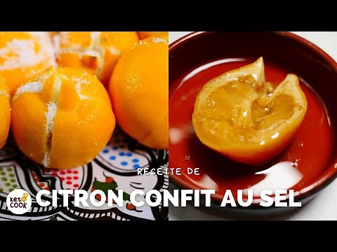 Citron confit au sel, sans eau et sans vinaigre, condiment indispensable dans la cuisine marocaine
