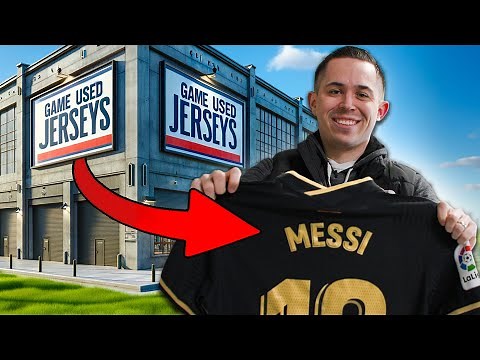 I Explored A Warehouse Full Of GAME USED Jerseys! 👀