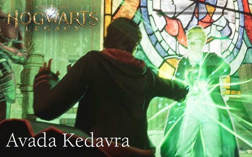 对霍格沃茨之遗学生NPC用阿瓦达索命、钻心剜骨和魂魄出窍Mod演示