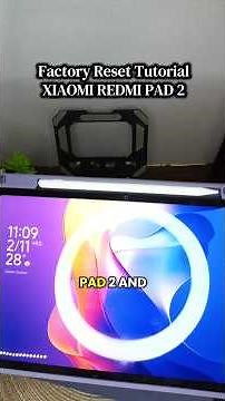 Redmi Pad 2 Factory Reset Tutorial - Tablet from Xiaomi, 11 Inch 2.5K Resolution Display, Helio G100