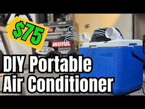 I Made a Portable Air Conditioner - DIY Swamp Cooler
