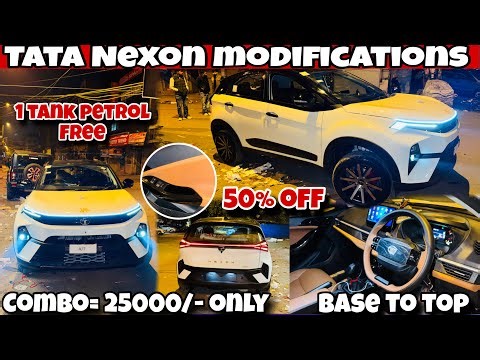 Tata Nexon Base To Top Modified With Price ✅ Nexon Modification ✅ Nexon Modified ✅ Tata Nexon 2026