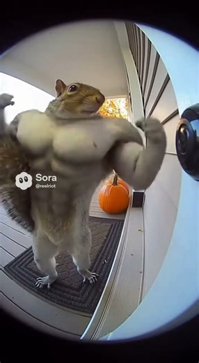 The Gigachad Squirrel #funny #ai #memes