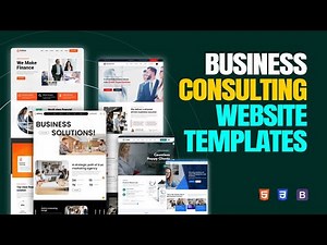 Business Consulting Website Templates