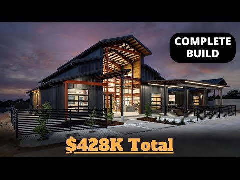 Building an Industrial Barndominium: $428K Complete Budget (Land to Move-In)