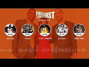 First Things First audio podcast (3.18.19)Cris Carter, Nick Wright, Jenna Wolfe | FIRST THINGS FIRST