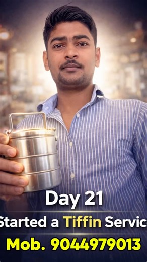 Day 21 🔥 Tiffin Service Start | Ghar Ka Khana @ ₹70 😳 #cloudkitchen #homemadefood #tiffinservices