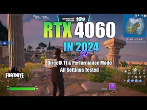 RTX 4060 : Fortnite in 2024 - All Settings Tested