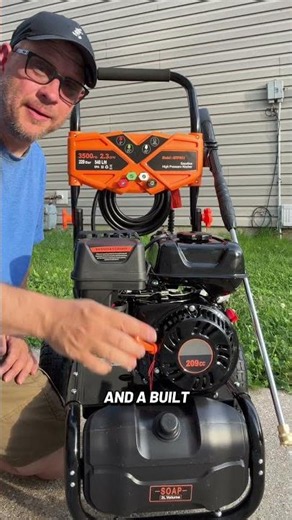 Efurden gas powered pressure washer, 3500 psi, 2.3 gpm