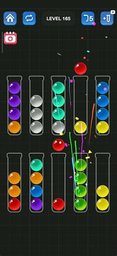 Ball Sort Level 161 #games #gaming