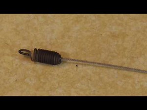 Broken Snowblower Cable Spring Repair Not Replace