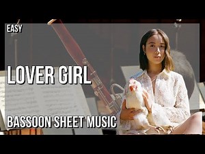 Bassoon Sheet Music: How to play Lover Girl by Laufey