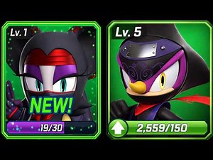 Sonic Forces Speed Battle: Kunoichi Rouge vs Ninja Espio All Characters Unlocked Gameplay