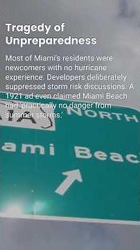 They Thought It Was Over: 1926 Miami Hurricane