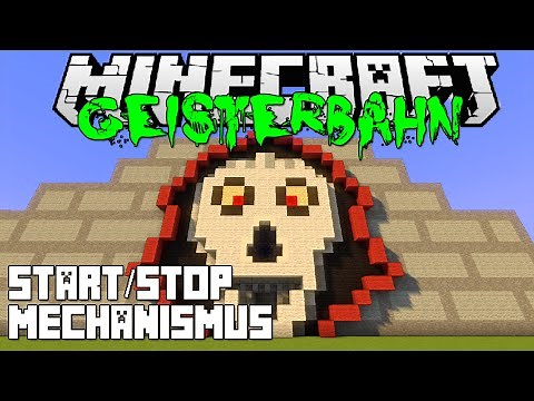 Minecraft Redstone Tutorial|GEISTERBAHN| Start/Stop Mechanismus Teil1 [GERMAN]