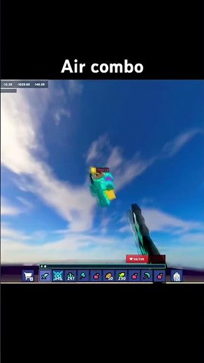 Bloxd io PvP Combo #bloxd #bloxdio #viral #fyp #foryou #minecraft #gaming